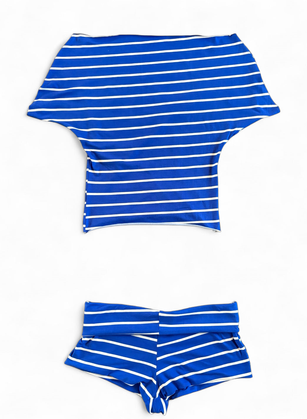 Florence Top - Blueberry Stripes